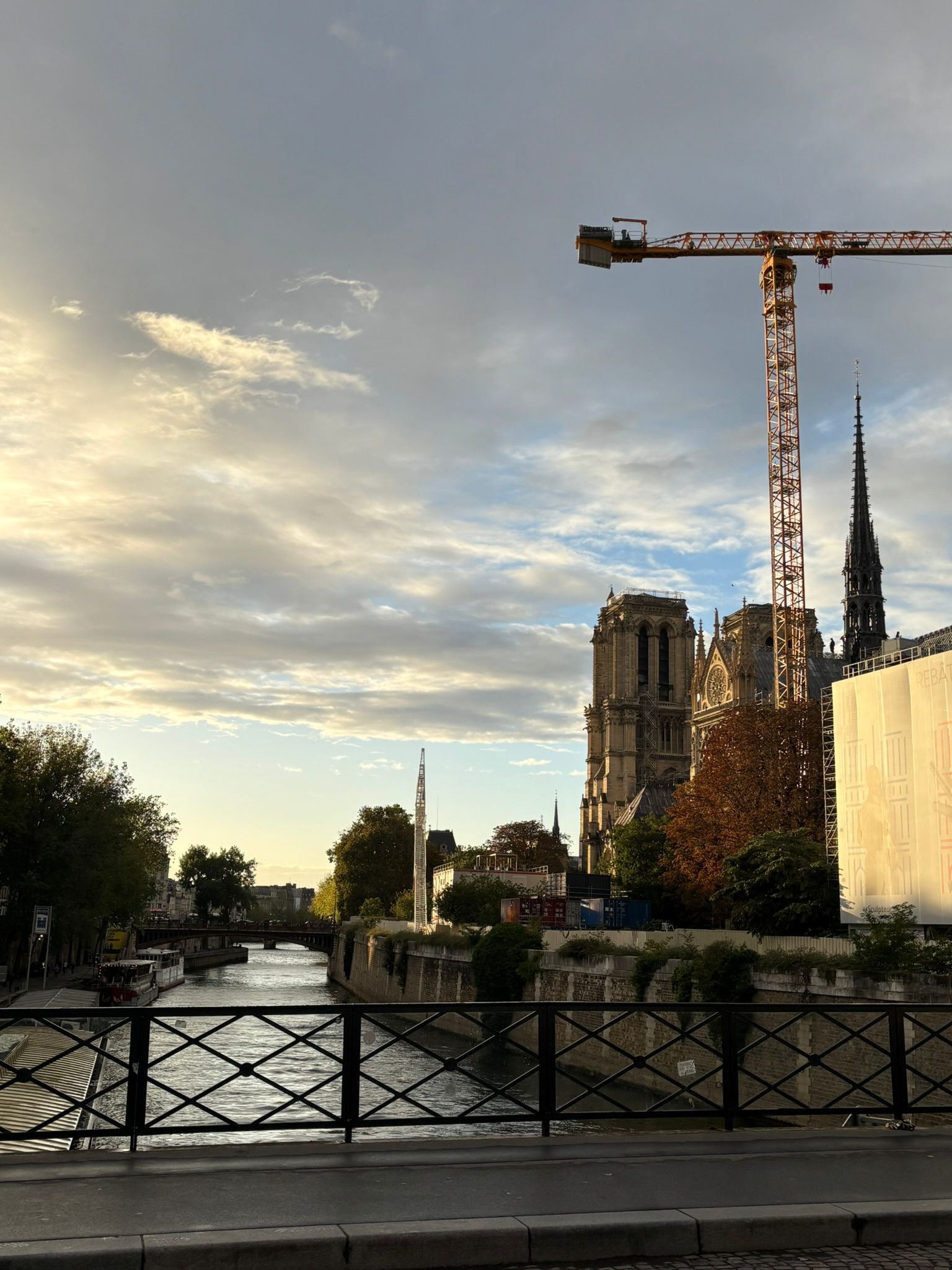 Puzzle 1000 pièces Paris Notre Dame en reconstruction
